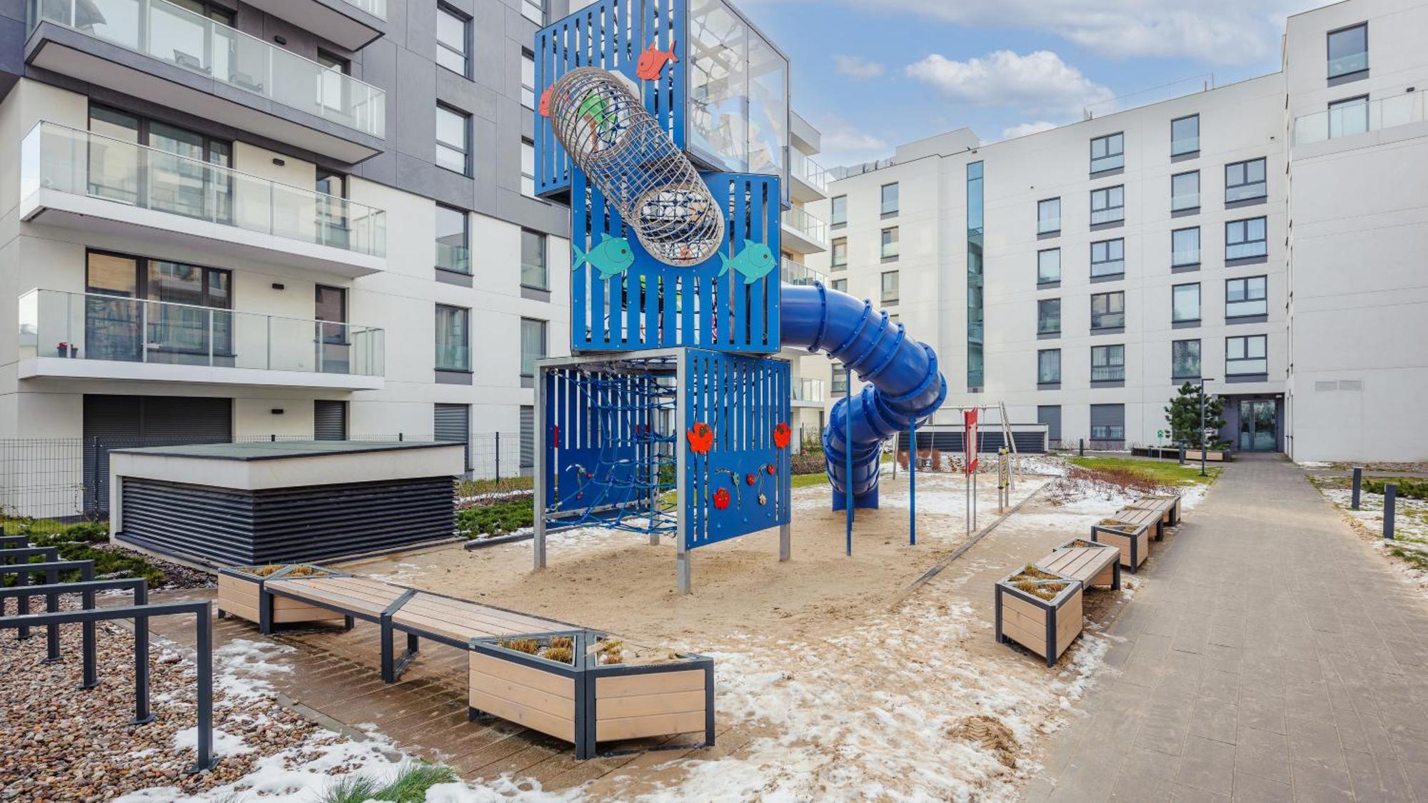 Apartamenty Sun & Snow Przystan Letnica 格但斯克 外观 照片